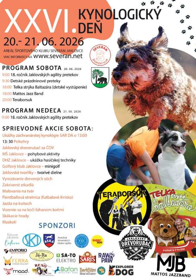 20.-21.6. 2026 areál Športového klubu SEVERAN, Jaklovce