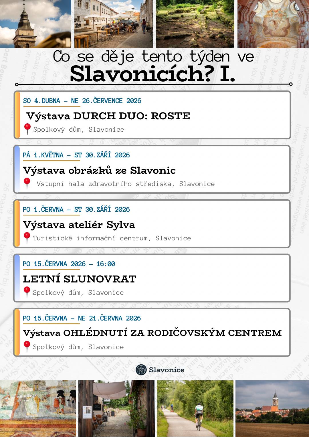 Co se děje tento týden ve Slavonicích?