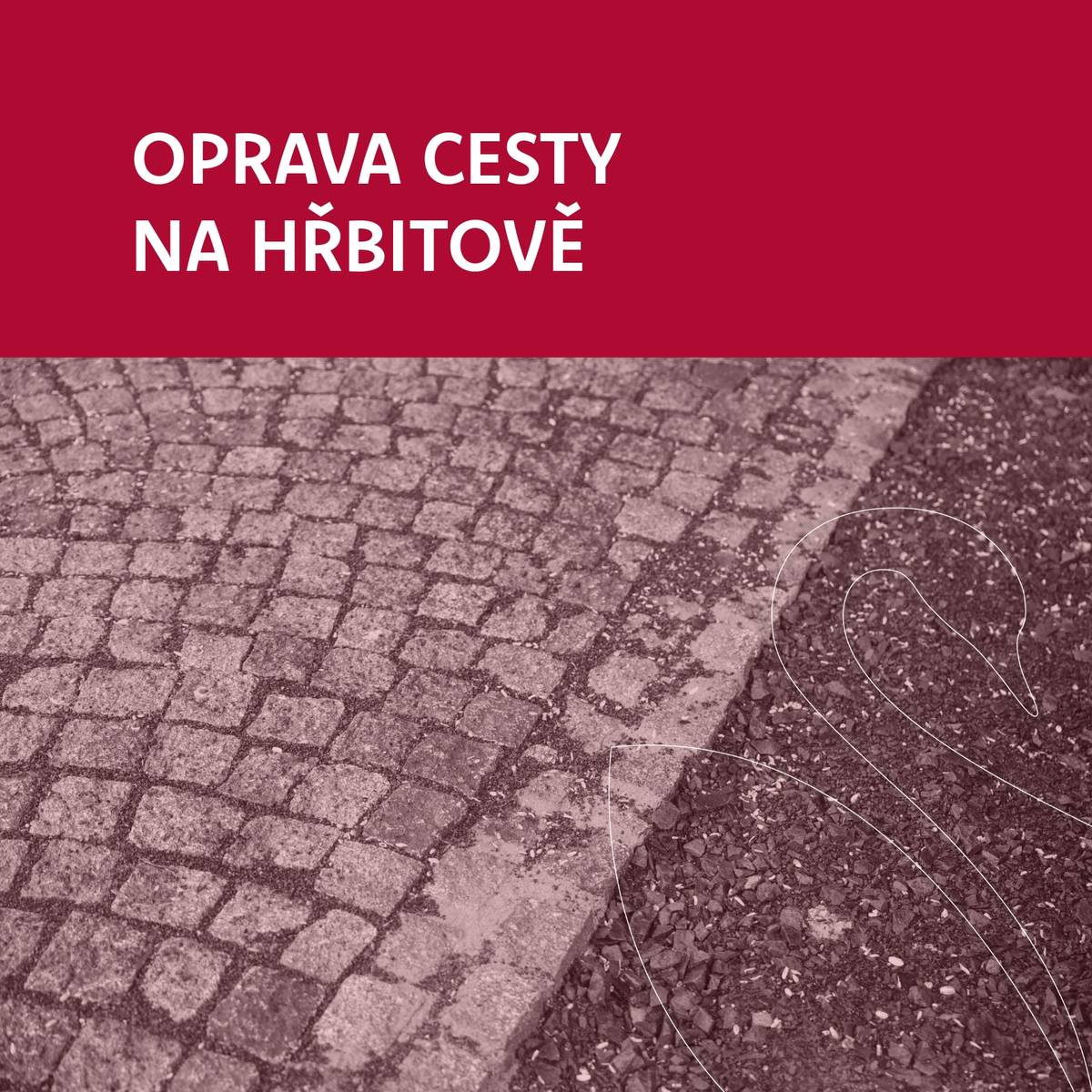 Na rumburském hřbitově byla po loňské rekonstrukci levé cesty nově opravena také prostřední cesta. Nový povrch tvoří žulové kostky.