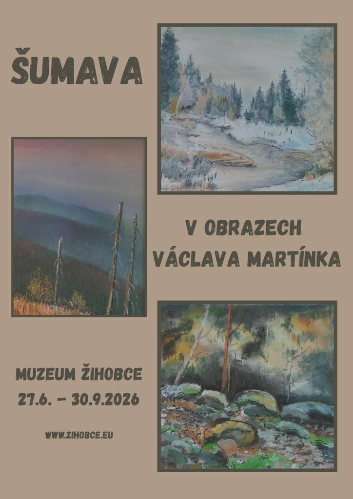 Výstava obrazů malíře Václava Martínka ze Zdíkova.