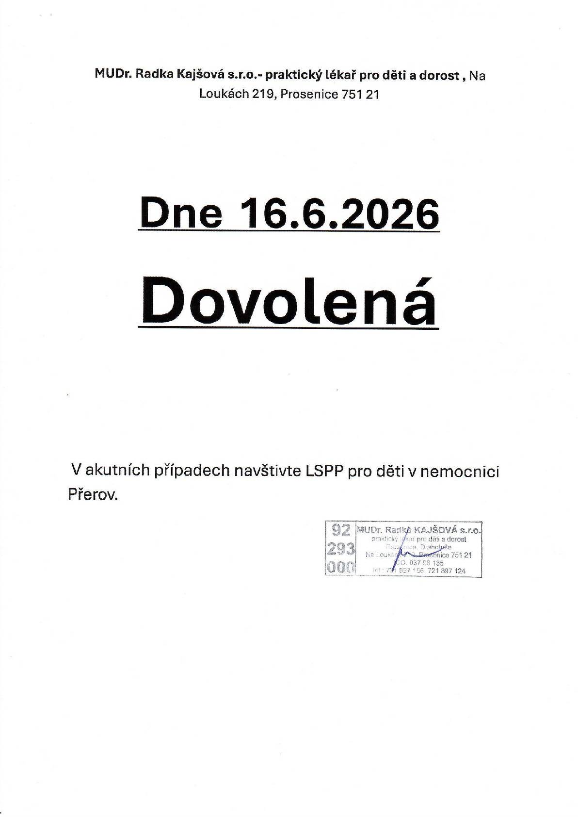 Viz příloha.