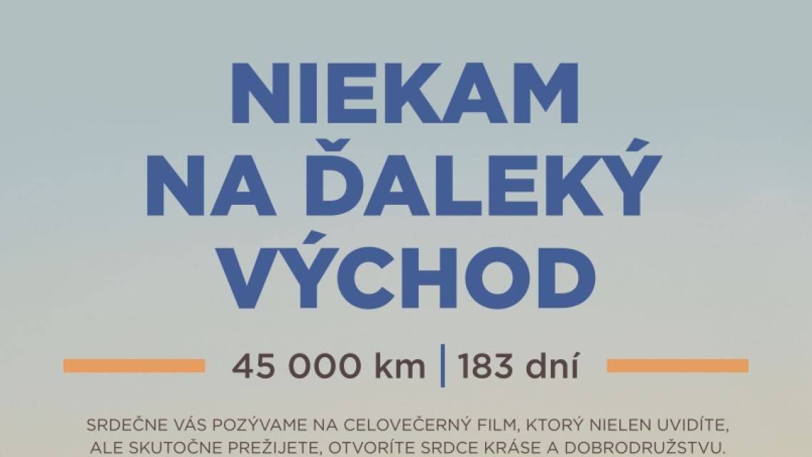 Srdečne vás pozývame na premietanie celovečerného filmu, ktorý nielen uvidíte, ale skutočne prežijete. Otvorte svoje srdce kráse a dobrodružstvu.