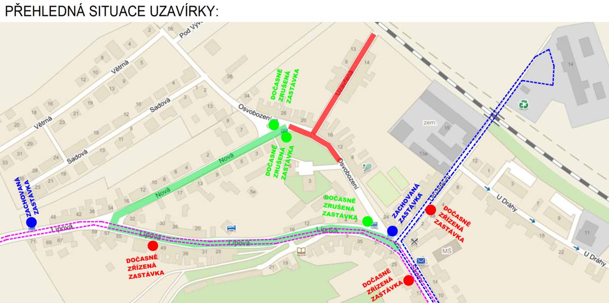 Změna organizace hromadné dopravy IDS a uzavírky místních komunikací v souvislosti s Mladými hody 2026