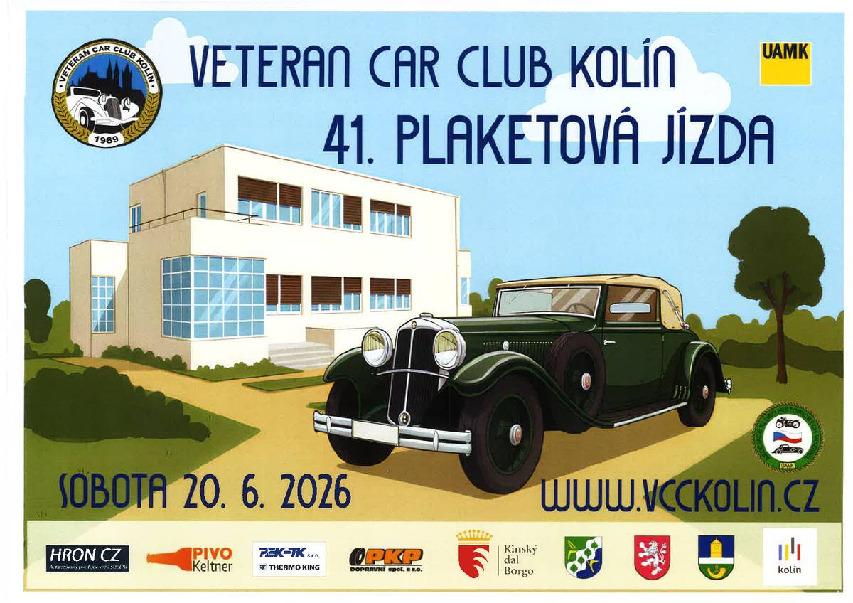 V sobotu 20.6. se od 11.50 do 13.15 hod. uskuteční již 41. Plaketová jízda historických vozidel. V uvedeném čase na smyčce autobusové zastávky na Oškobrhu si můžete historická vozidla prohlédnout.