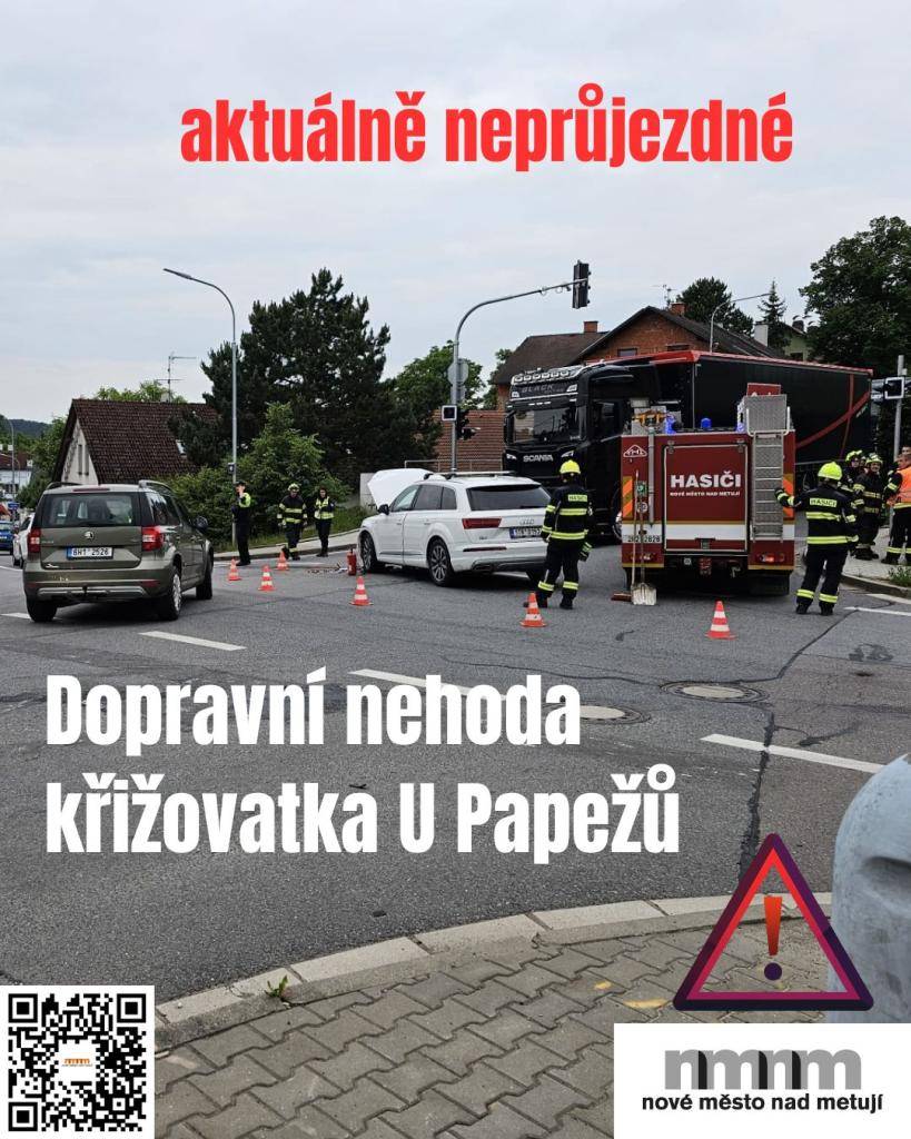 křižovatka U Papežů  18. 6. 2026; 7:15 hod.