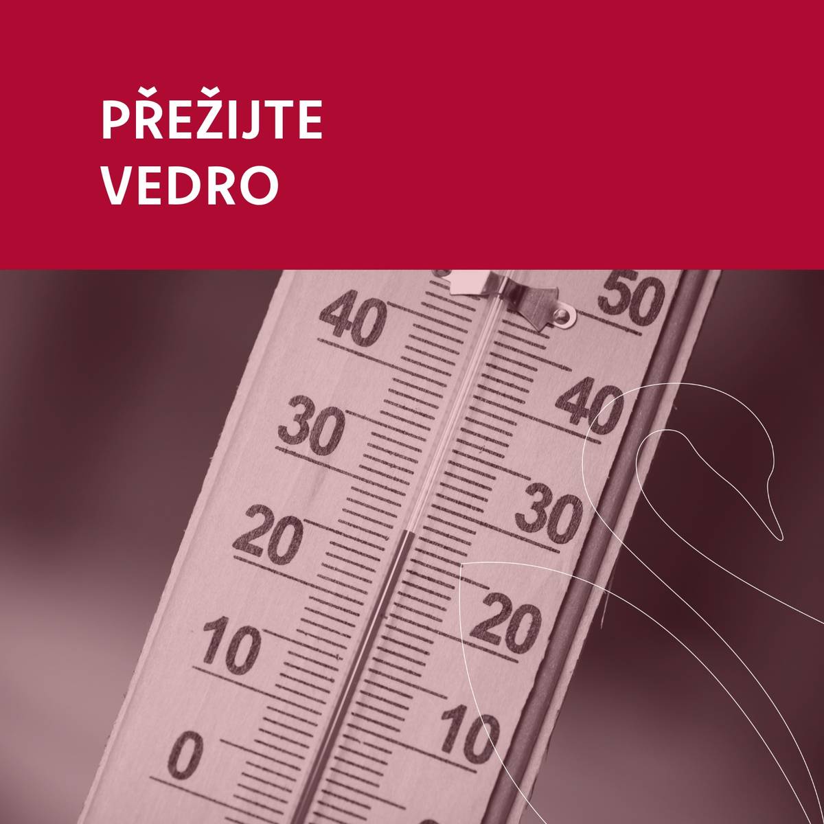 Horké letní dny jsou tady. Nezapomínejte na dostatek tekutin, omezte pobyt na přímém slunci a dopřejte si pravidelné ochlazení.