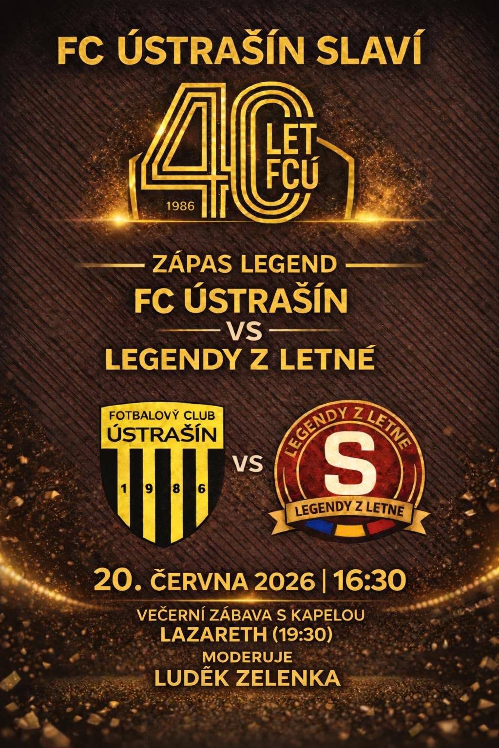 FC Ústrašín slaví 40 let