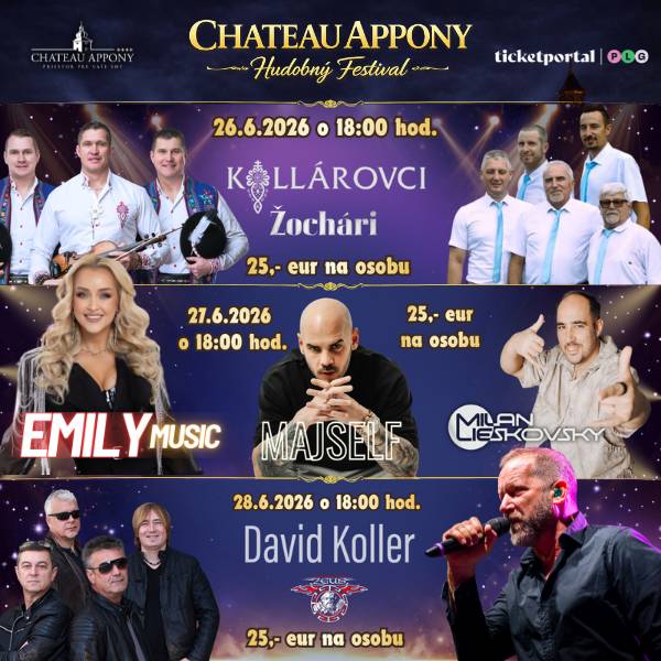 Chateau Appony pozýva na jedinečný koncert