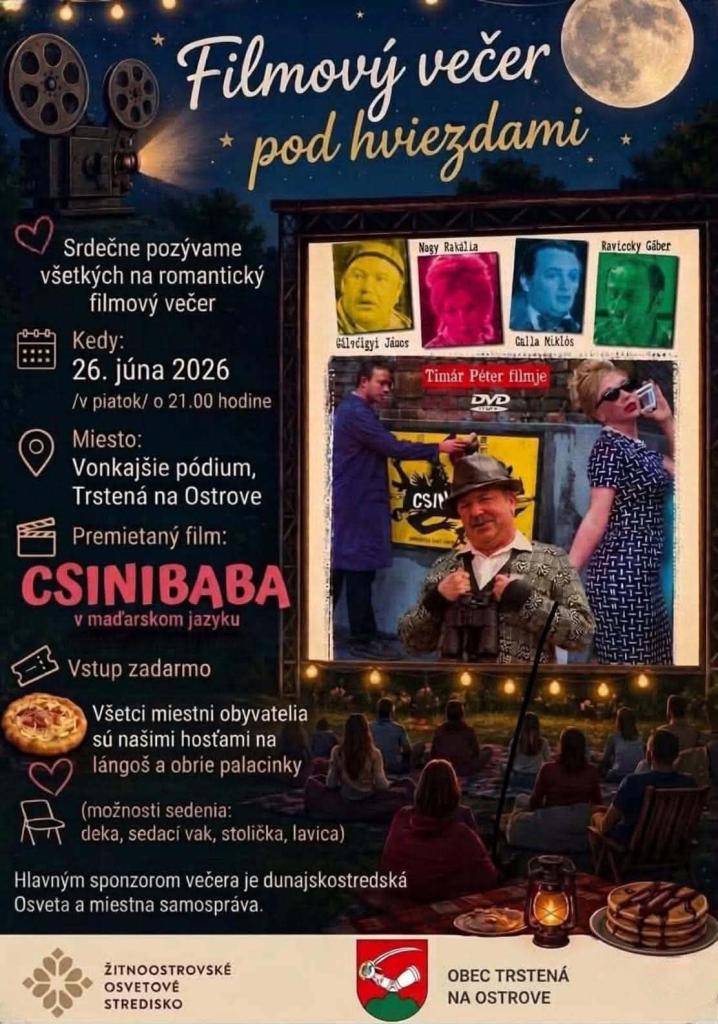 Filmový večer pod hviezdami