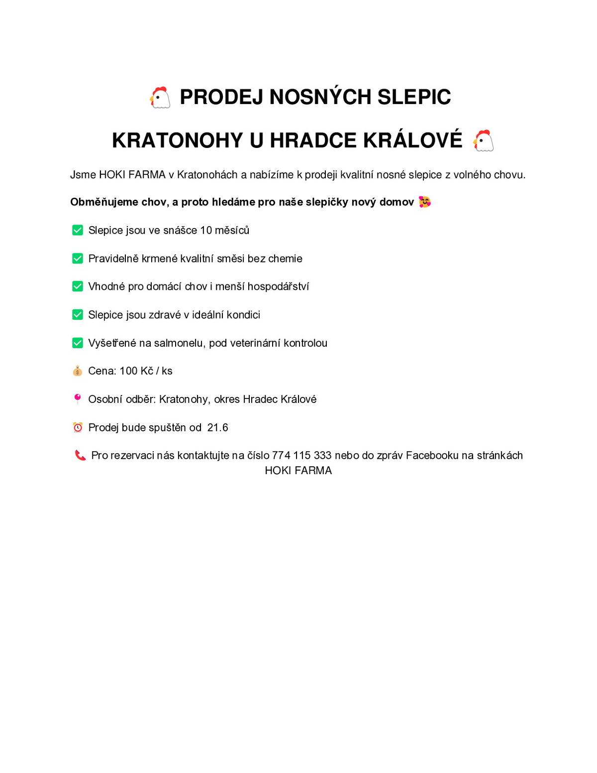 Prodej bude spuštěn 21.6.2026. Veskeré informace nalznete v letáku.