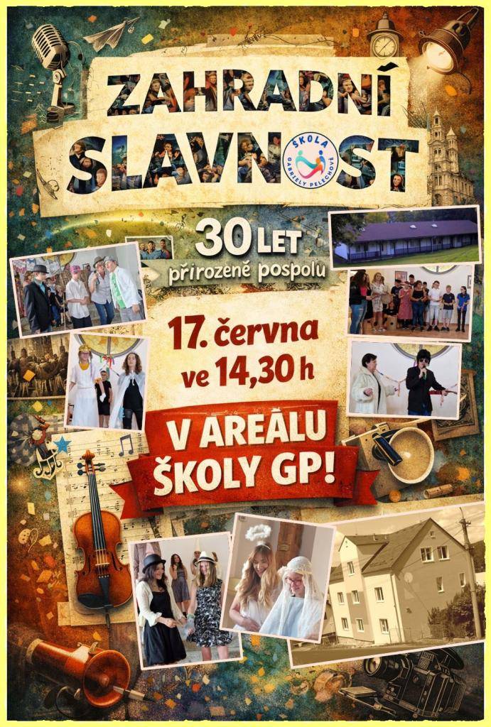Kdy: 17.6.2026  Od:  14:30 hodin  Kde: areál školy