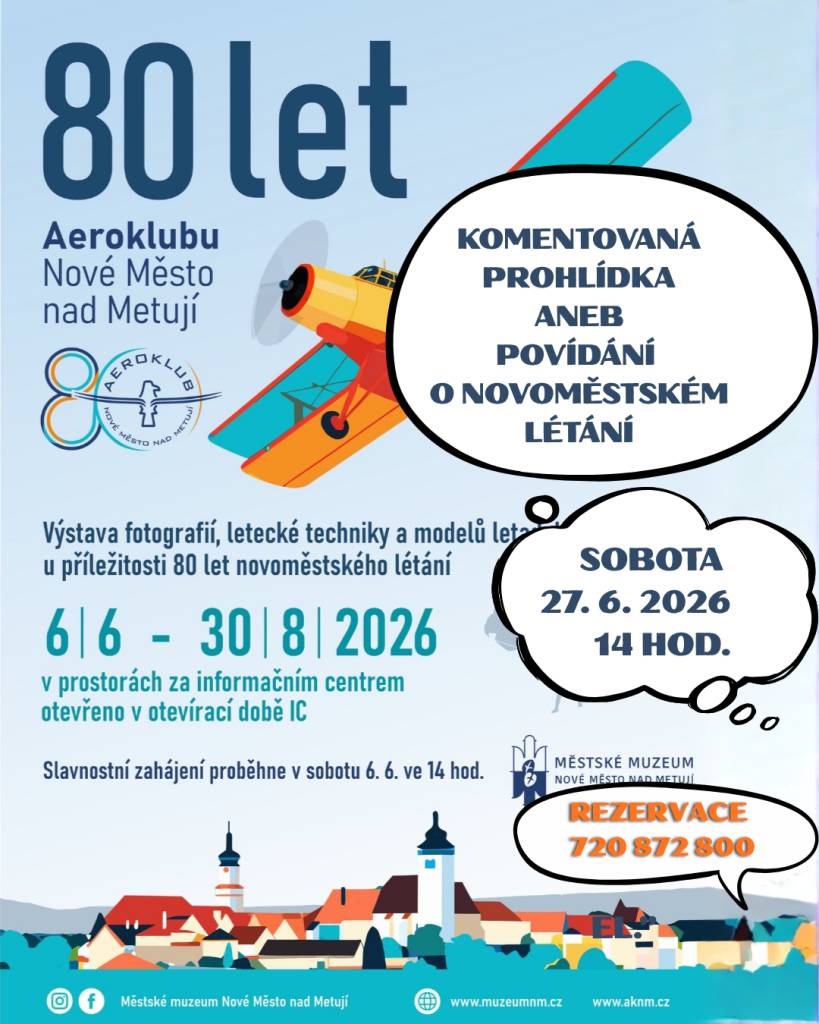Prostory za informačním centrem  6. června - 30. srpna 2026