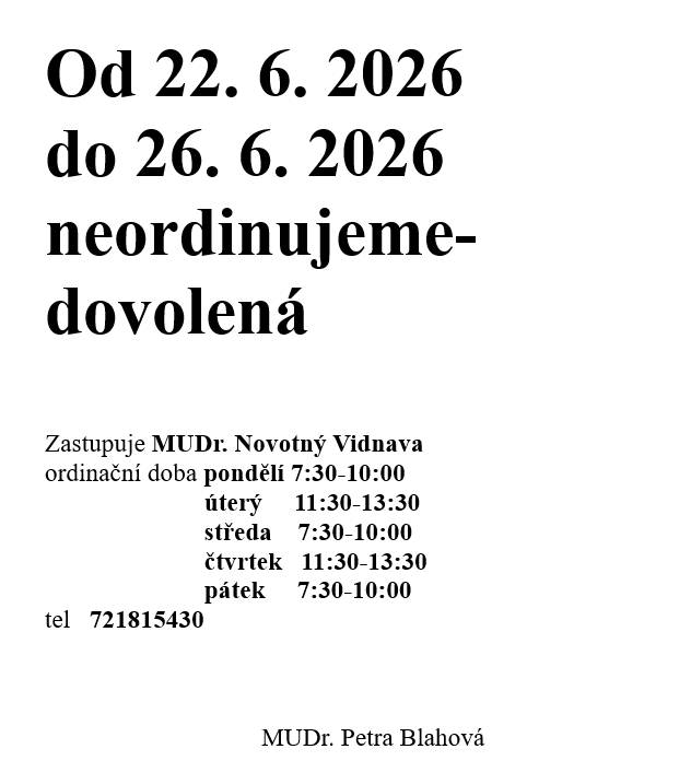 informace.
