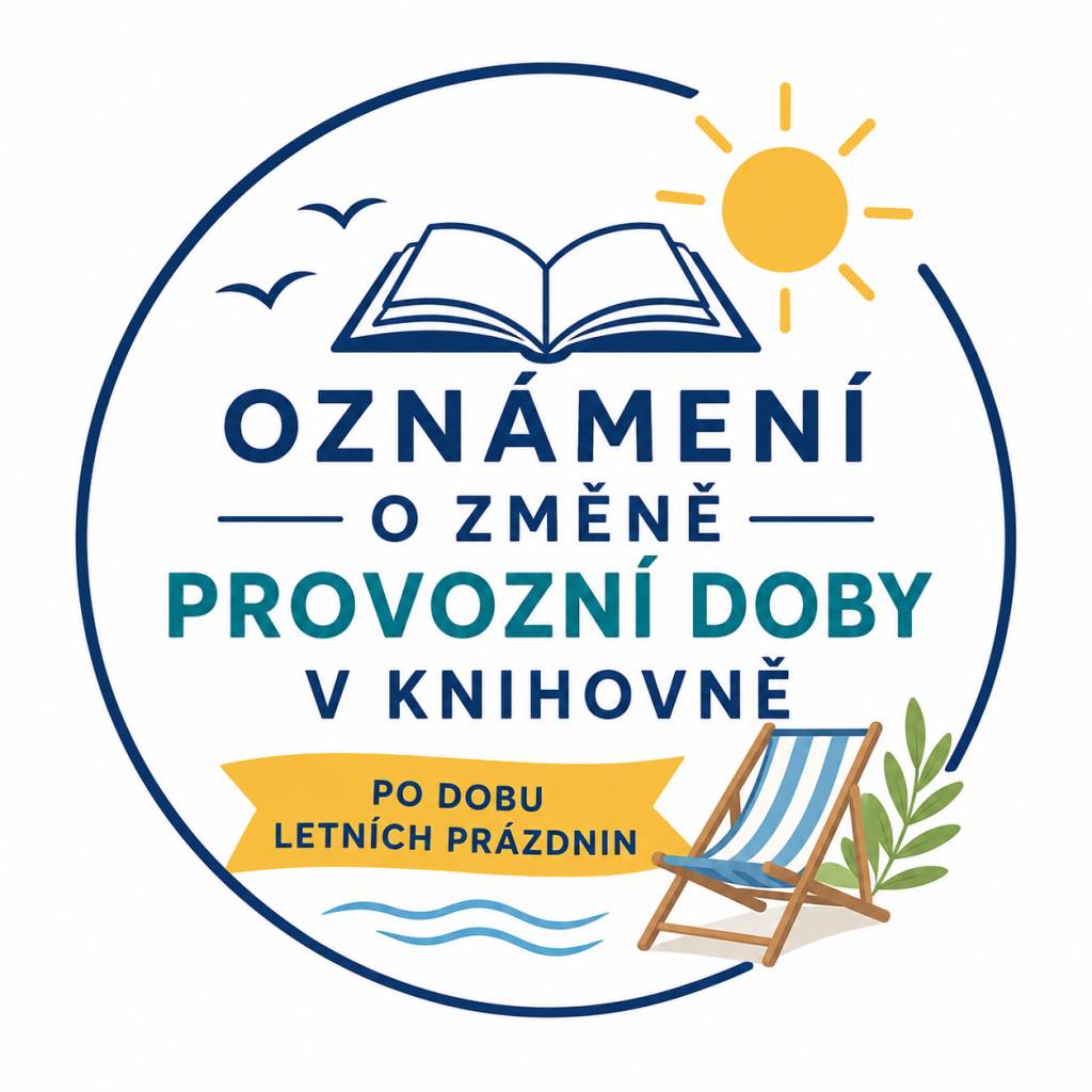 Změna provozní doby místní knihovny po dobu letních prázdnin. Otevřeno: 8.7., 22.7, 5.8., 19.8. vždy od 16 do 19 hod. Od 2.9.2026 otevřeno každou středu v obvyklý čas.