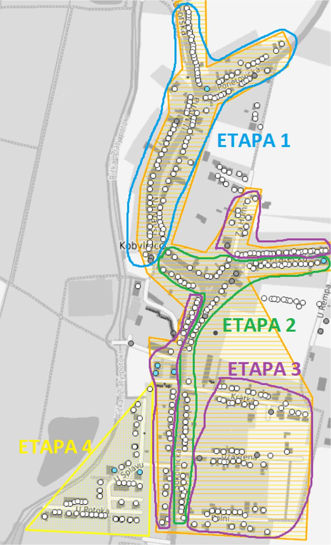 V červenci 2026 zahájí společnost CETIN výstavbu čtvrté etapy modernizace optické sítě FTTH v Kobylnicích – lokalita U Splavu. Stavbu realizuje společnost VIVO CONNECTION, kontaktní osoba Martin Sklenář, tel. 725 545 829. Za společnost CETIN je kontaktní osobou Ondřej Hrouza, tel. 773 789 401. Majitelé nemovitostí dotčených výstavbou optické sítě budou kontaktováni v průběhu června 2026 s bližšími informacemi.