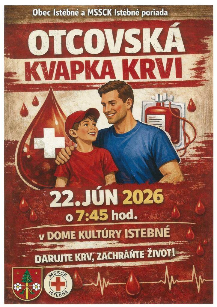 Oteckova, "vyhrňme si rukávy" a podporme dobrú a ušľachtilú vec! Vítaní ste samozrejme všetci - chlapci, dievčatá nad 18 rokov, mamičky.