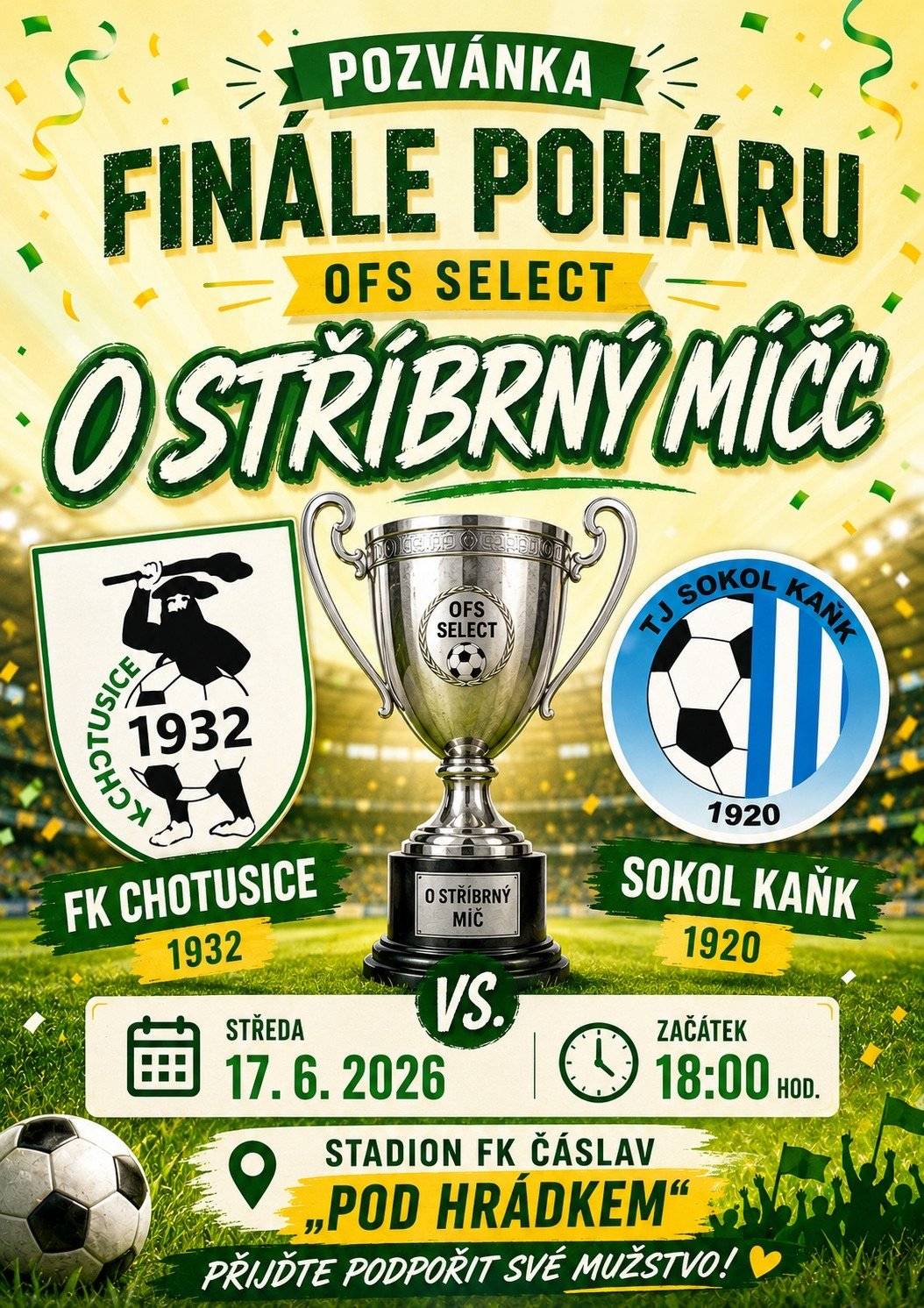 💛💚 ...tak my už jdeme do finále a za všechno vážně dík, zas přijdeme a možná i kouzelník ... s naší partou rozehranou na shledanou .... 17.6.2026 v Čáslavi💛💚💪