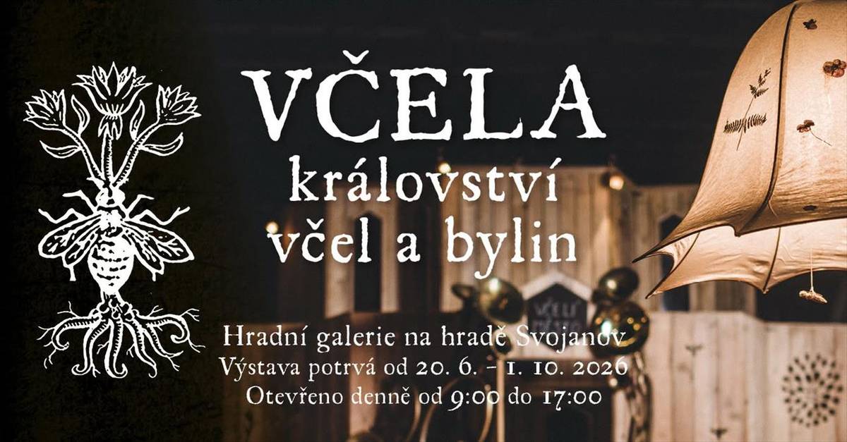 Zážitková výstava od 20. 6. do 1. 10. 2026 v hradní galerii Hrad Svojanov Okouzlující pohádkový svět plný fantazie, her a poznání.  Vernisáž výstavy proběhne 19. 6. 2026 v 16 hodin Cena vstupného na výstavu: Dospělí, děti (3 – 15 let), studenti, senioři 140 Kč Rodina (rodiče + 3 děti) 500 ...  (Kultura / Hrad Svojanov)