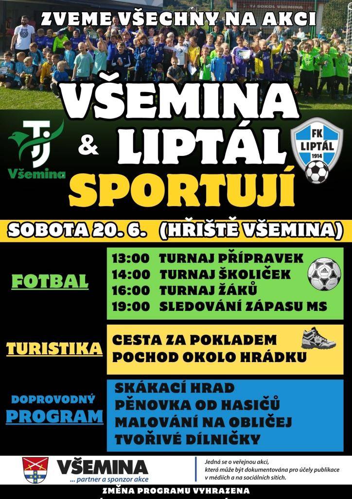 VŠEMINA SPORTUJE, PLASTY, PRODEJ