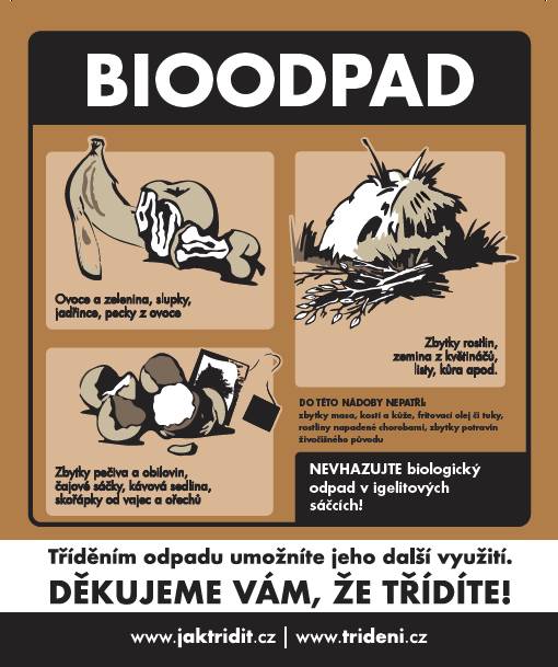 Vážení občané, připomínáme, že zítra probíhá svoz směsného komunálního odpadu (černá popelnice) a bio odpadu (hnědá popelnice).