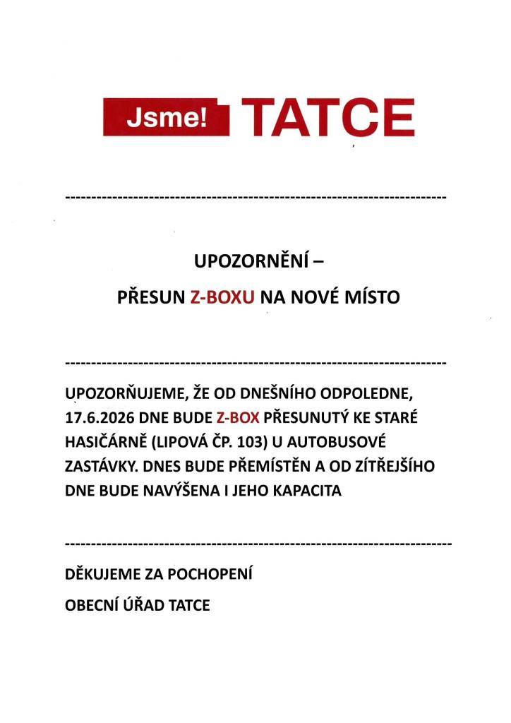 přesun Z-boxu