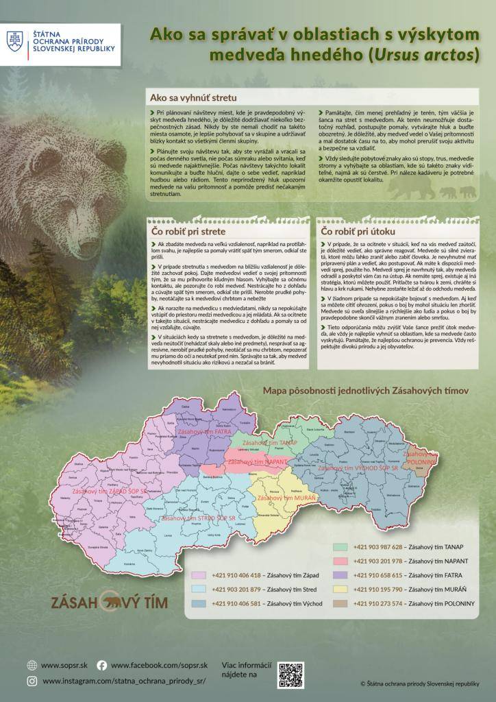 Vážení občania,  dávame vám do pozornosti dôležitú informáciu o zvýšenom výskyte ????medveďa hnedého v našom katastri.