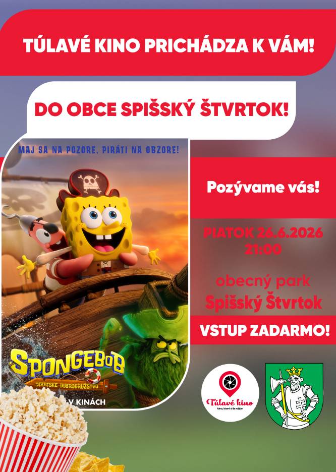 TÚLAVÉ KINO - 26.06.2026 - piatok