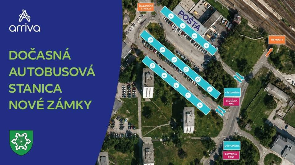 POZOR od 22.06.2026 ž do odvolania prevádzka autobusovej stanice presunutá!!!