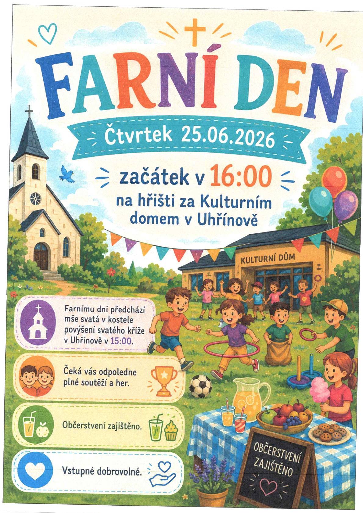 a hřišti za Kulturním domem