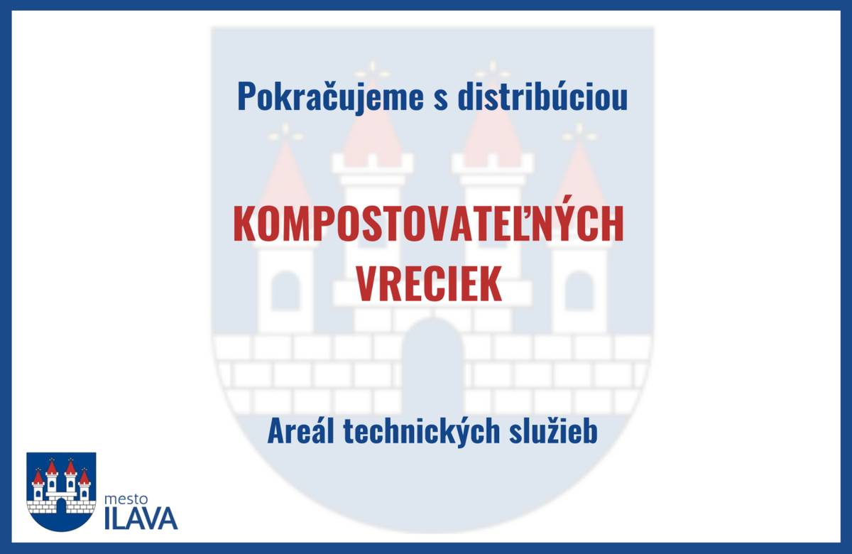 Domoví dôverníci si môžu naďalej bezplatne vyzdvihnúť kompostovateľné vrecká na biologický odpad.