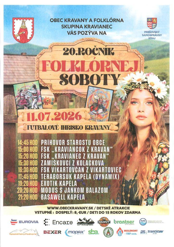 Folklórna sobota 2026