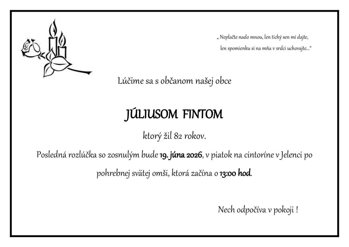 Úprimnú sústrasť celej rodine.