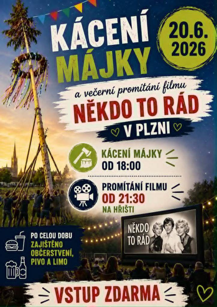 Letní kino a sousedské posezení
