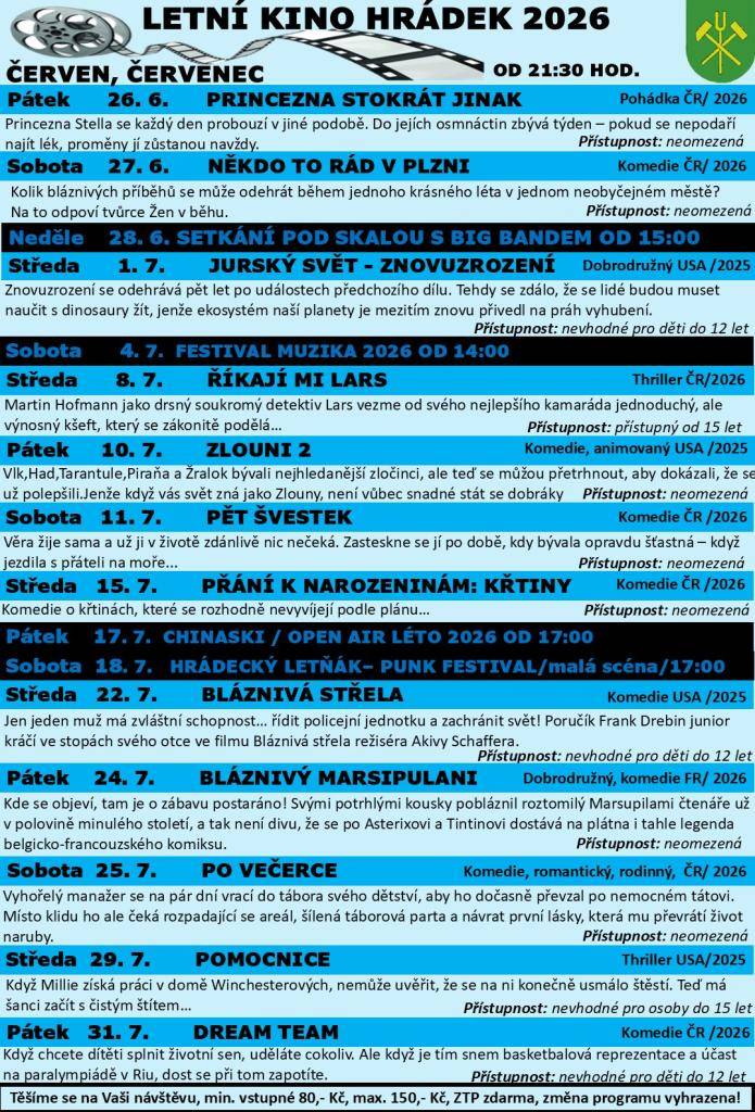 Program LK Hrádek 2026