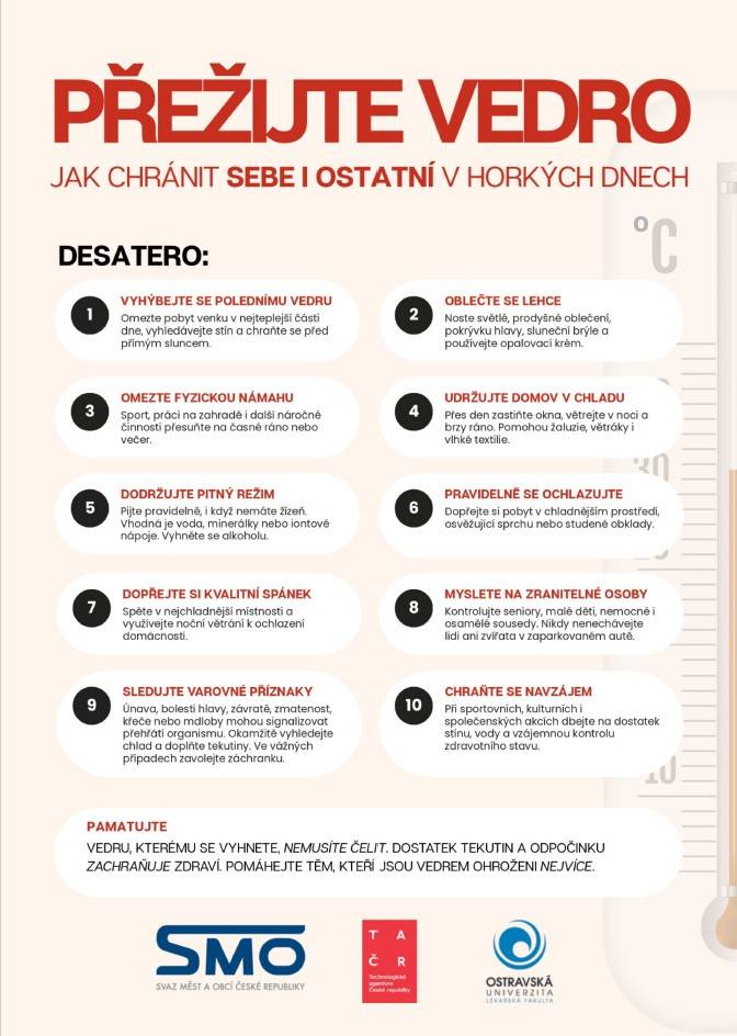 Desatero jak chránit sebe i ostatní v horkých dnech