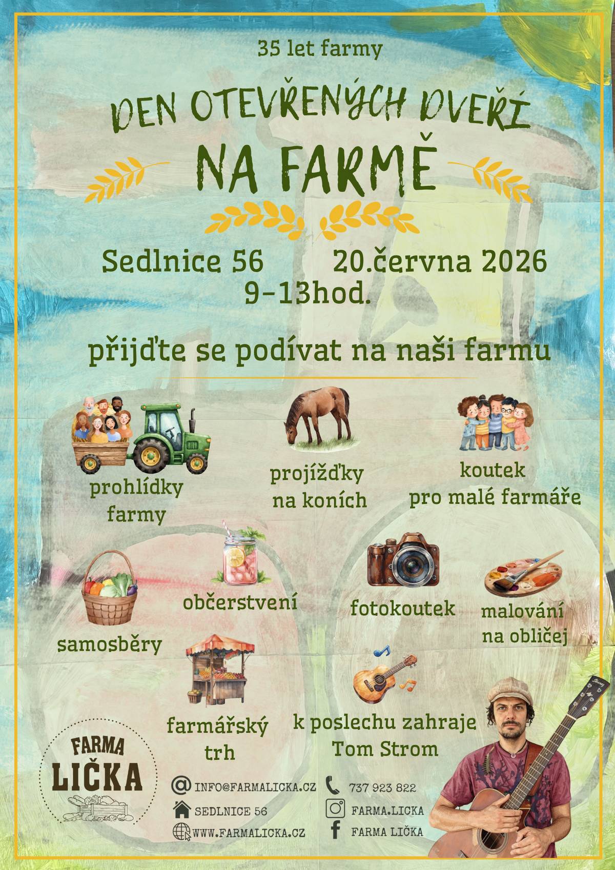 Farma Lička srdečně všechny zve na den otevřených dveří na farmě
