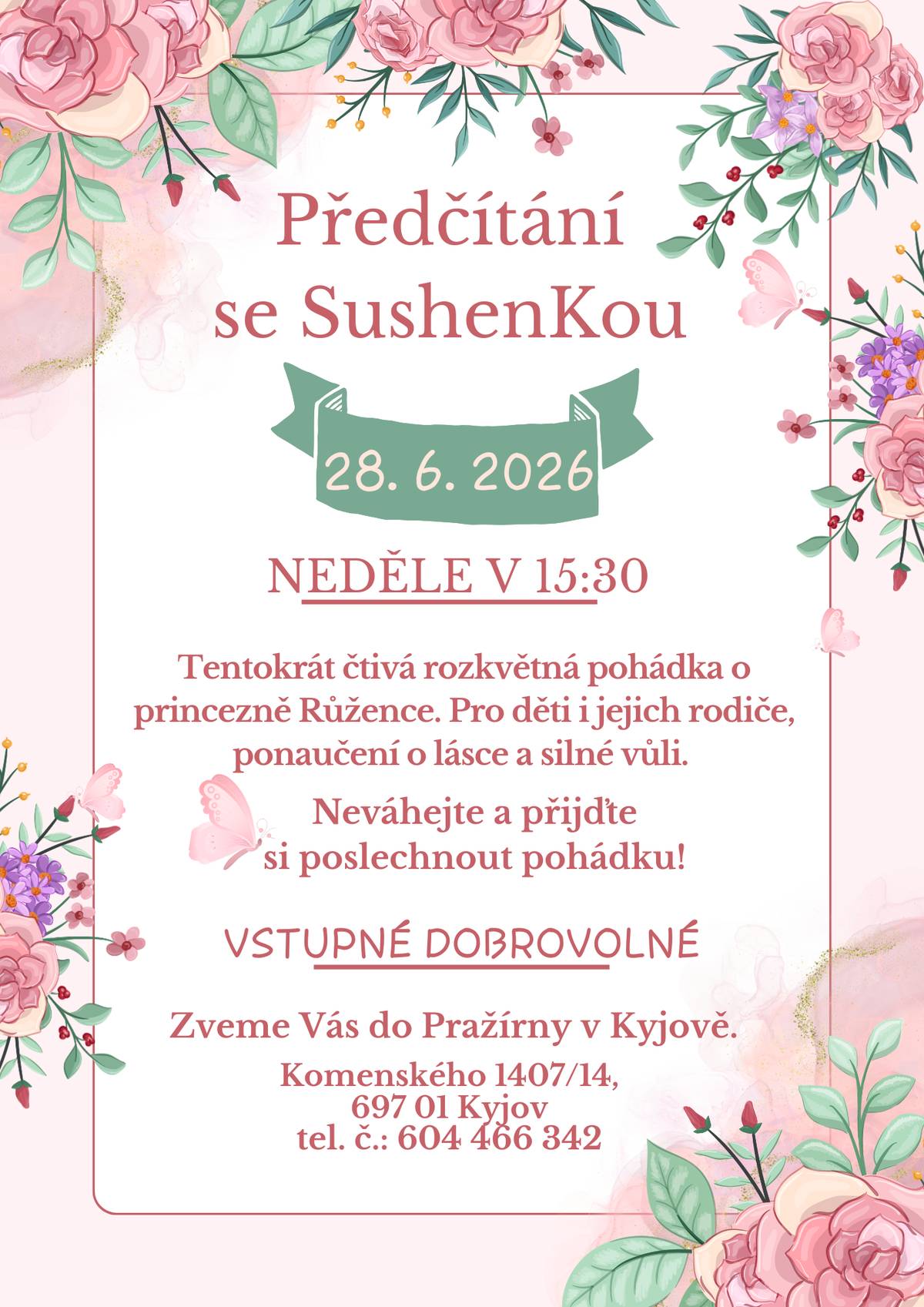 Pražírna v Kyjově. Více na letáku.