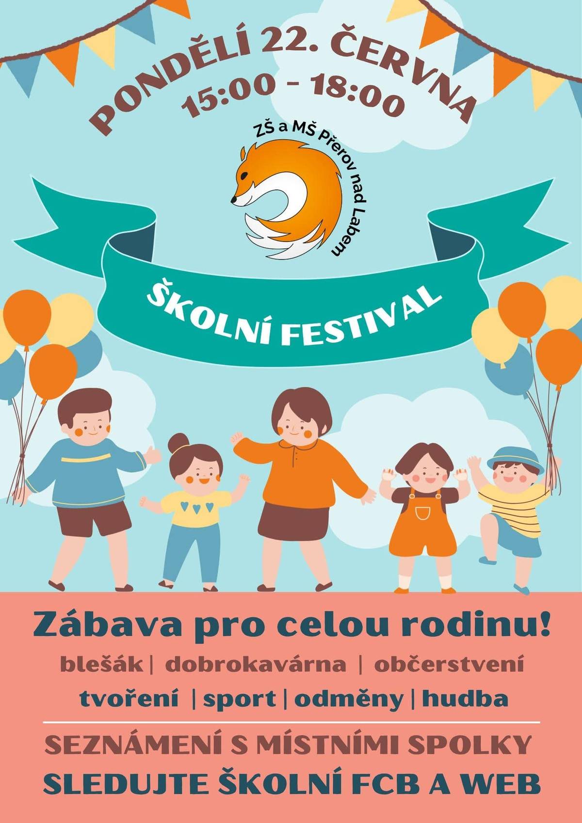 V úterý 22.6.2026 15-18 hodin Zábava pro celou rodinu 👨👩👧👧