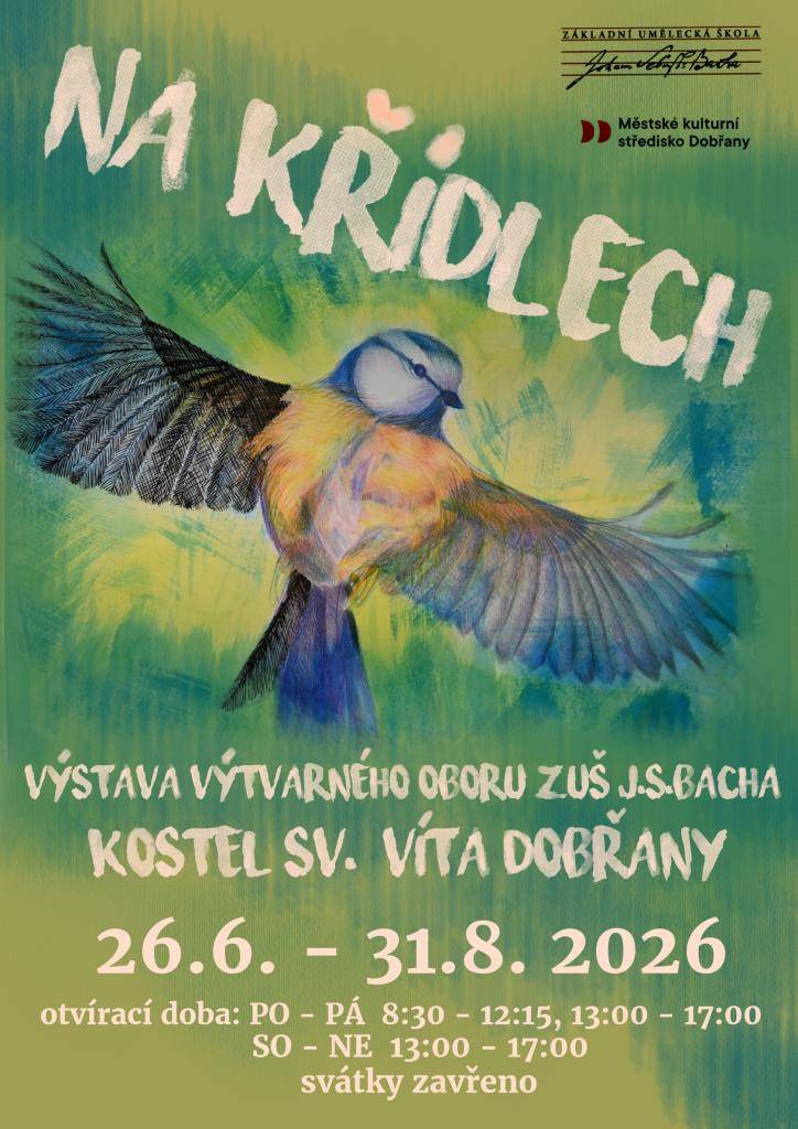 Výstava výtvarného oboru ZUŠ v kostele sv. Víta.