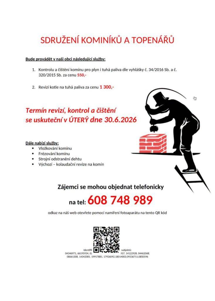 Kominictví - revize kotlů na tuhá paliva