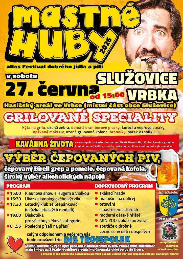 Mastné huby 2026