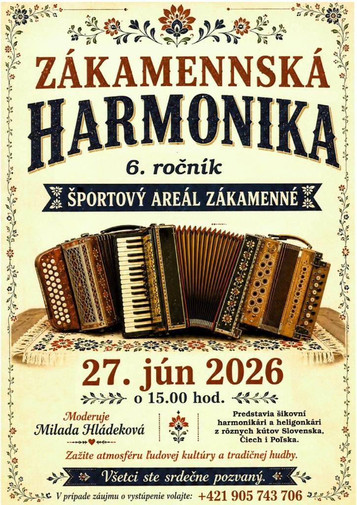 Zákamennská harmonika - 27. jún 2026