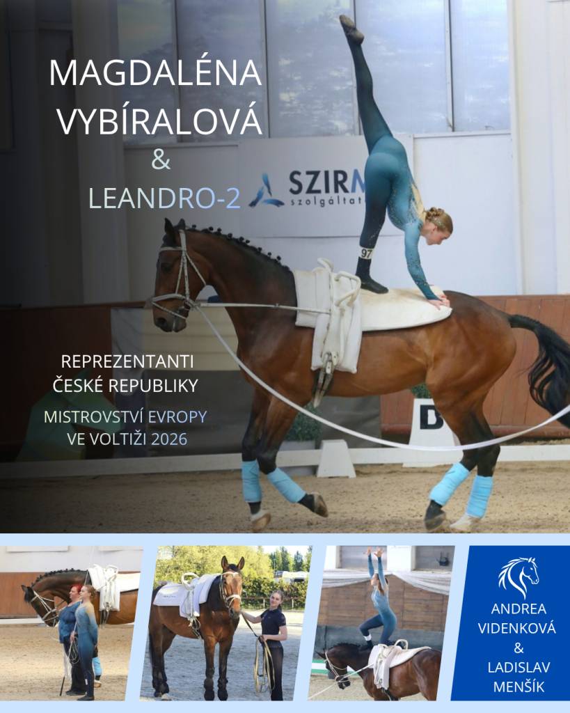 Magdaléna Vybíralová z Kobeřic a Leandro-2 budou reprezentovat Českou republiku na Mistrovství Evropy juniorů