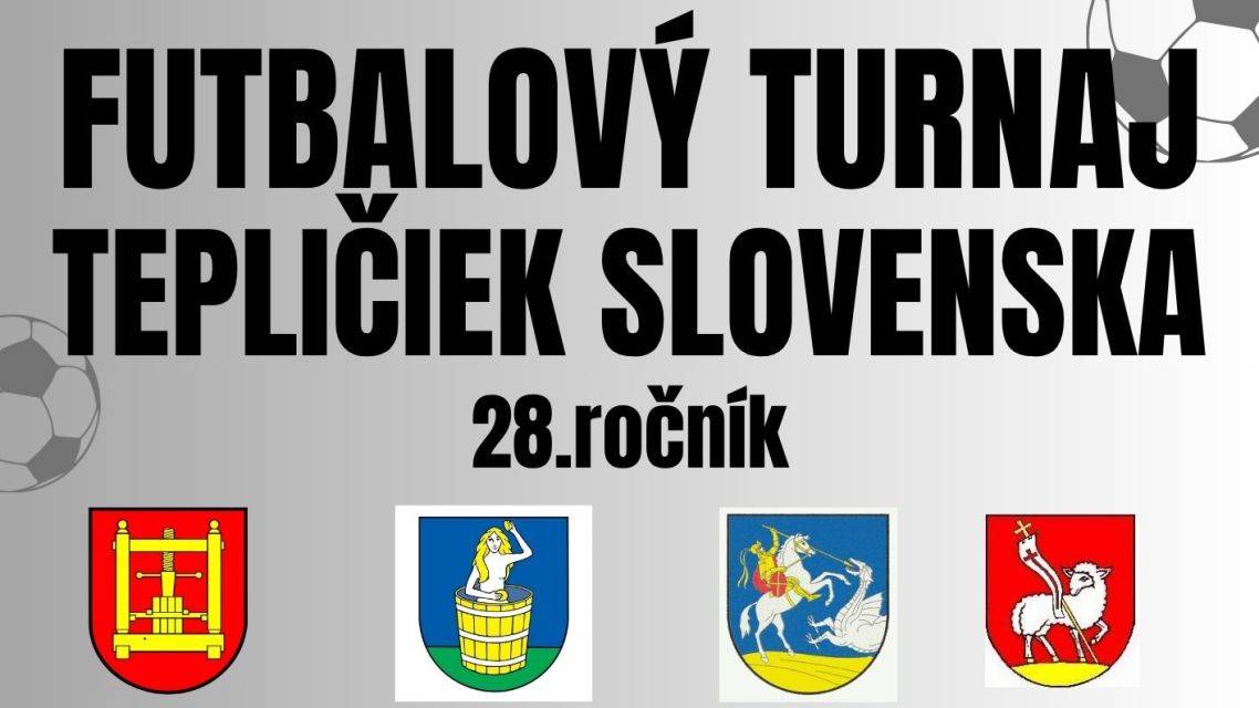 Pozvánka 28. ročník futbalového turnaja v obci Tepličky.
