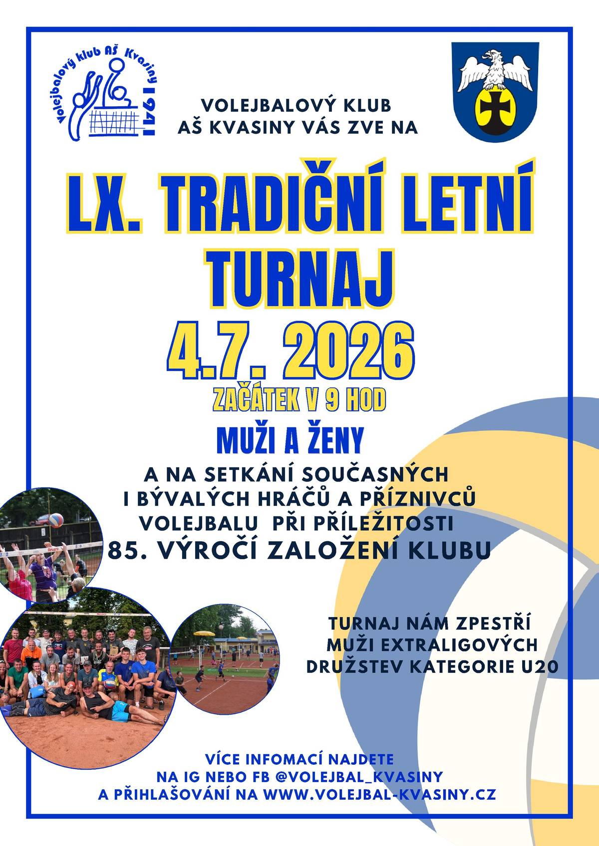 4.7.2026 na volejbalovém hřišti v Kvasinách