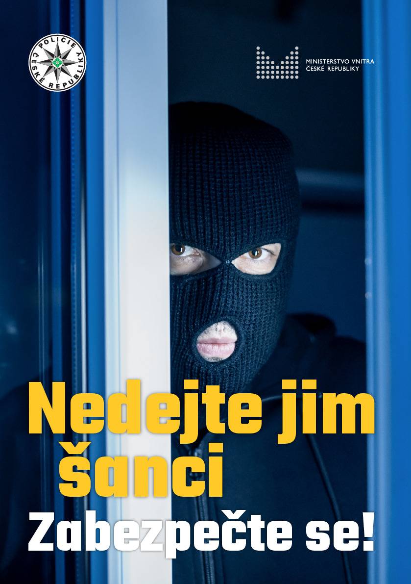 V období letních prázdnin probíhá hlavní preventivní kampaň v podobě aktivit Policie České republiky a územních samospráv, přičemž cílem je informovat obyvatele, že mohou svá obydlí proti vloupání efektivně zabezpečit nenákladnými způsoby, zejména ve vztahu k jejich každodennímu opouštění a odjezdům na dovolenou. Kompletně zpracovaný článek k využití naleznete na  Bezpečnostním portálu Karlovarského kraje