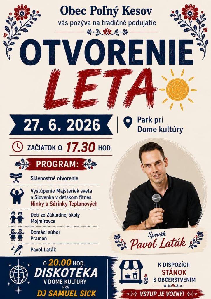 Otvorenie leta 2026