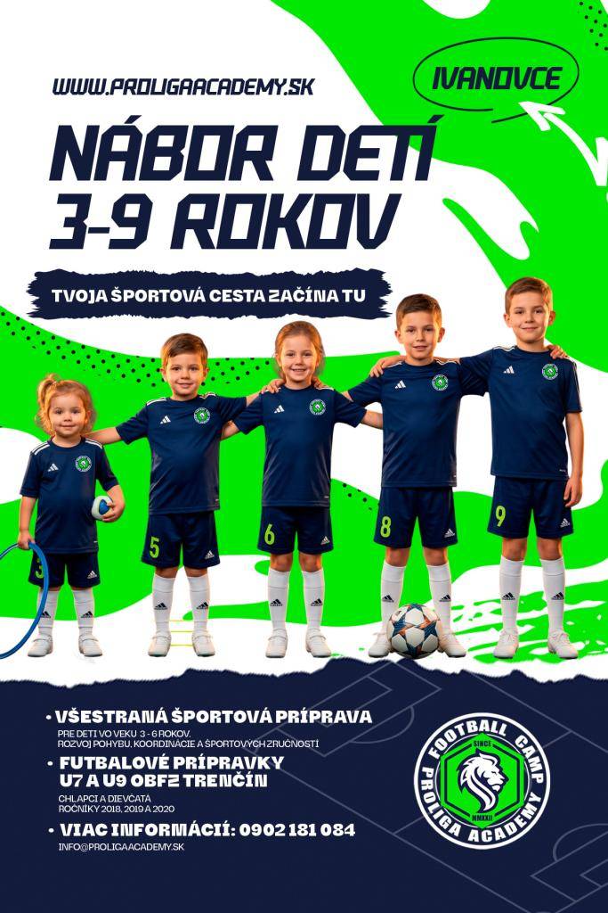 Nábor detí od 3 do 9 rokov