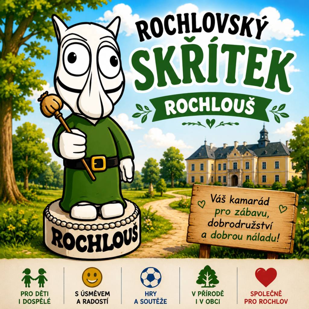 Rochlovský skřítek proběhne již 29.8.2026 místo plánovaného termínu v září.