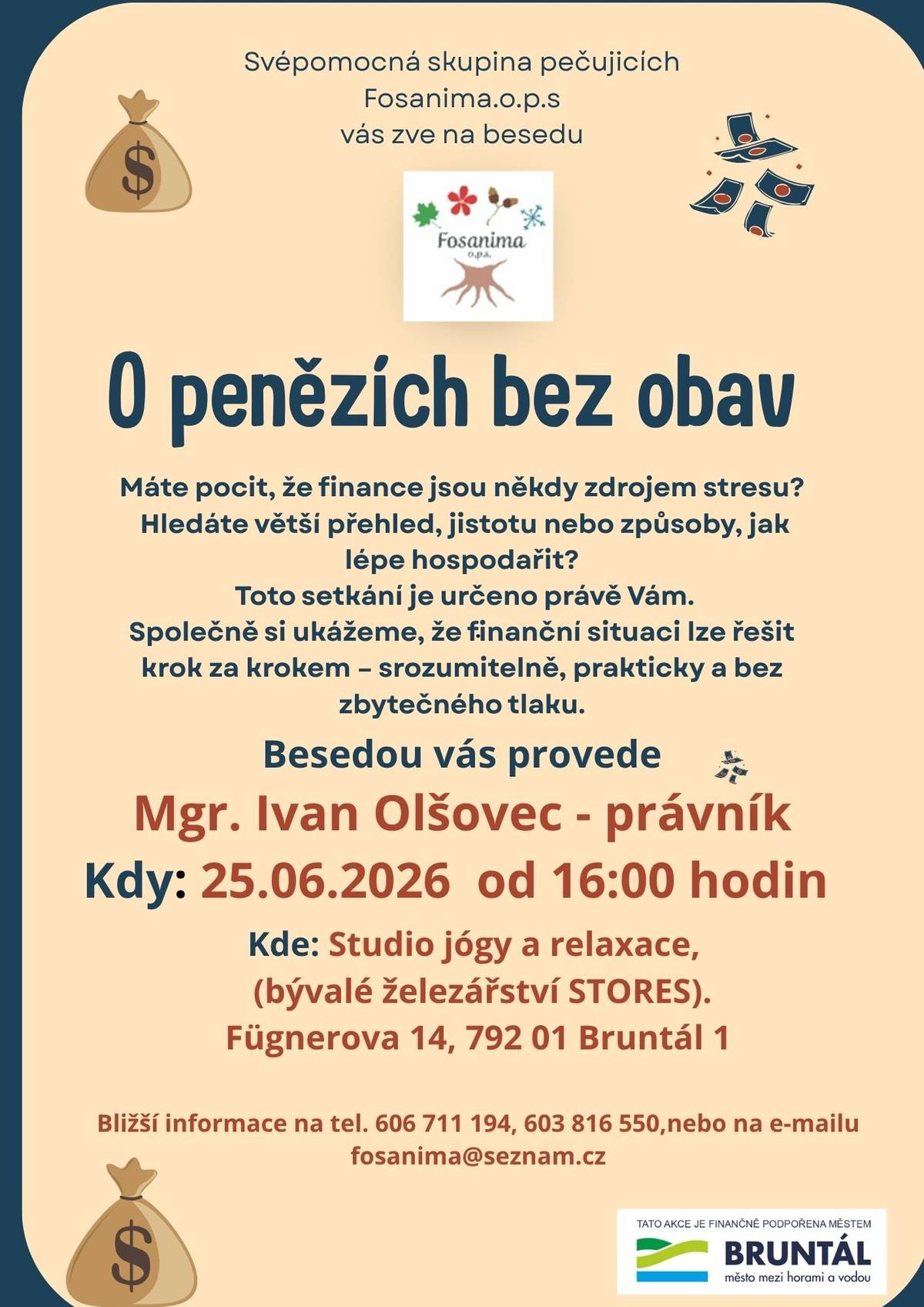 Informujeme o některých akcích v Bruntále.